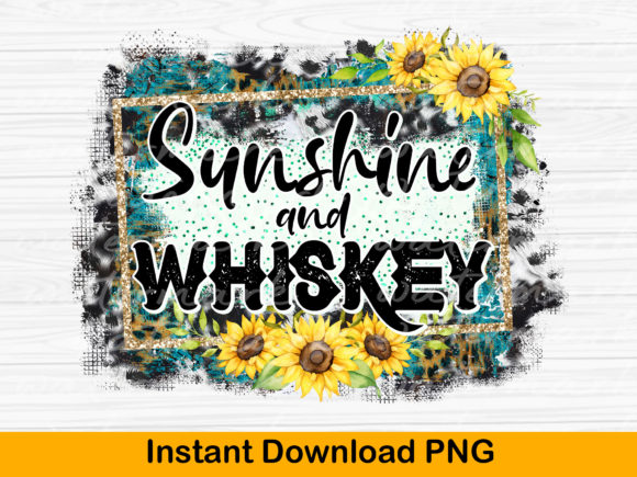 Country Png Sunshine and Whiskey Cowhide