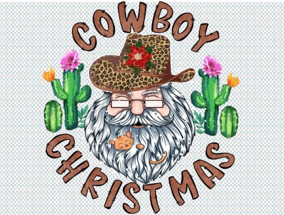 Cowboy Christmas PNG Sublimation Review for Real Projects