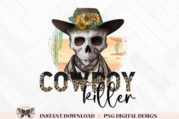 Cowboy Killer Sublimation PNG Review for Real Embroidery Projects