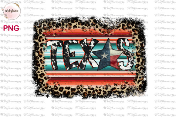 Texas Western Turquoise Design PNG Review
