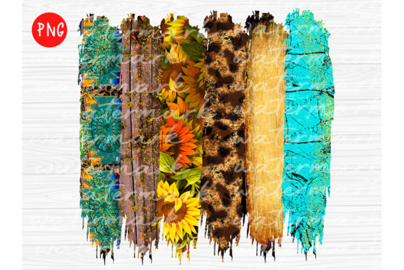 Western Brushstrokes PNG, Rustic Glitter