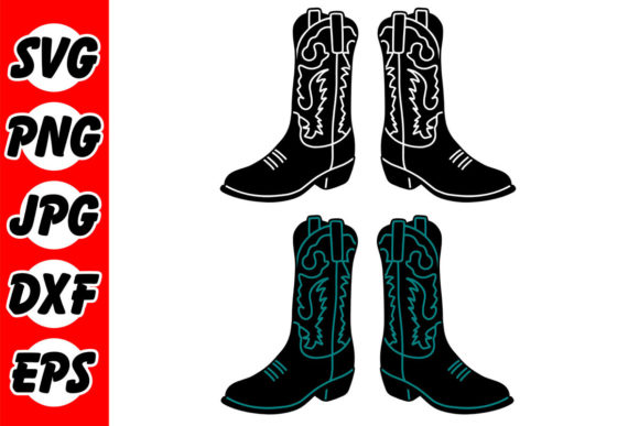 Western Cowgirl Cowboy Boots